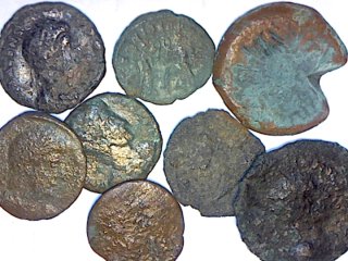 Lotto di +25 monete romane