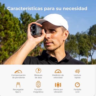CIGMAN Telémetro Láser Golf 800-1200m