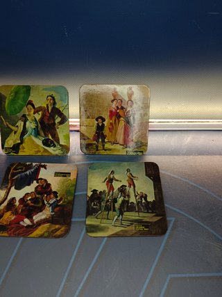 8 Posavasos Goya 9,5x9,5 cm