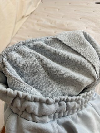 Pantalón corto chándal Bershka azul