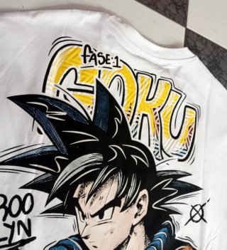 Camiseta Oversize Goku Fase 1 L