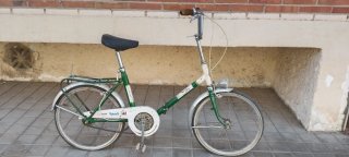 Bicicleta plegable antigua Mobylette BAC