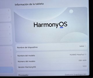 Tablet Huawei Matepad 11 2021 y complementos