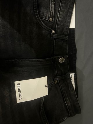 Pantalones vaqueros Bershka negros