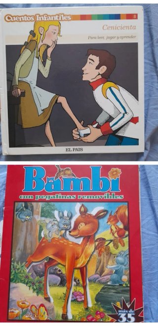 Lote 2 libros infantiles