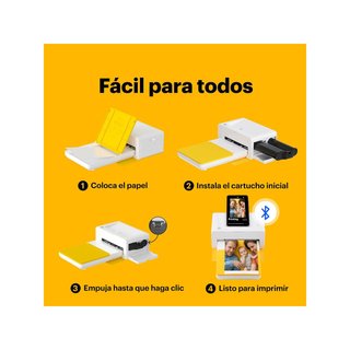 Kodak PD460Y80 impresora fotos instantánea pack