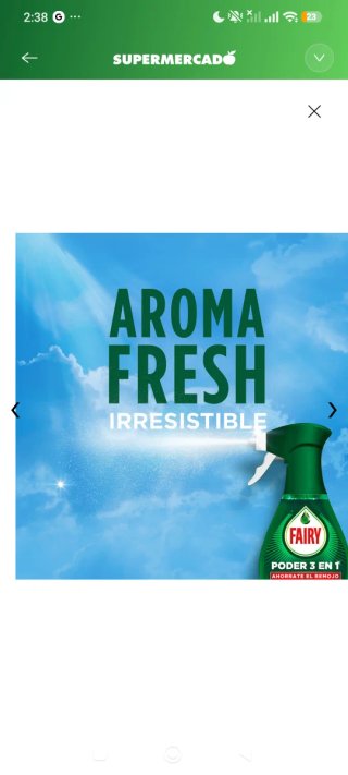 1 UD Fairy Poder 3 en 1 Limpiador Cocina