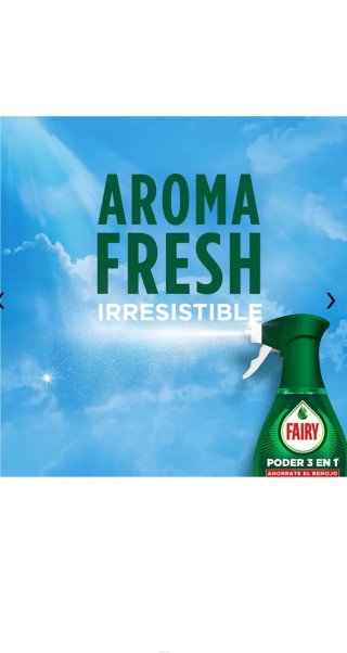 1 UD Fairy Poder 3 en 1 Limpiador Cocina