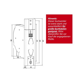 SuperRollo GW195 SR10195 recogedor persiana 60kg