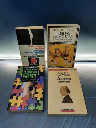 4 libros, HERIDAS SIMBÒLICAS + La depresión infantil + Un estudio sobre la depresión y mas