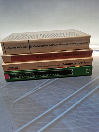 4 libros, HERIDAS SIMBÒLICAS + La depresión infantil + Un estudio sobre la depresión y mas