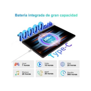 SEBBE S23 256GB Marrone Tablet Android 13