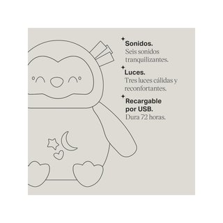 Tommee Tippee peluche quitamiedos luz sonidos