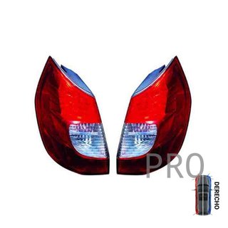 Piloto Trasero Sin Portalámparas Blanco Rojo LED - Derecho - Renault SCENIC II (2005-2008)