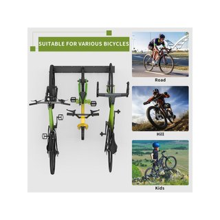 Housolution soporte pared bicicleta acero robusto
