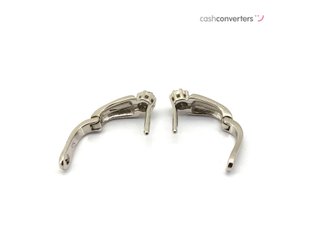 pendientes plata 925mm con piedra con circonita