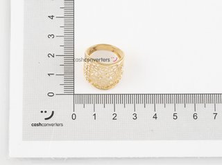anillo oro 18k con piedra con circonita