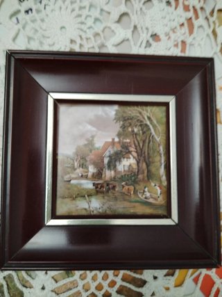 Azulejo Cerámica Pintado a Mano