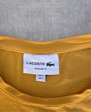 Camiseta Lacoste Sailing Club Amarilla