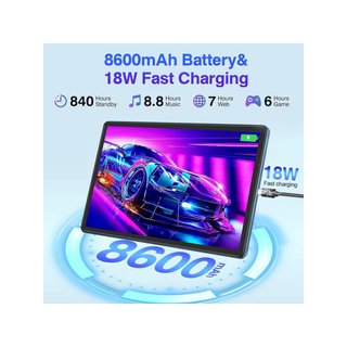 Tablet DMOAO 256GB Blu Android 13 schermo 11 pollici