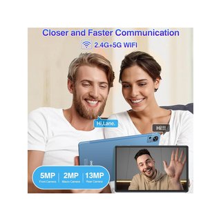 Tablet DMOAO 256GB Blu Android 13 schermo 11 pollici