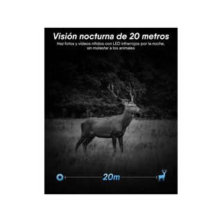 Rollei 32GB cámara de caza 4G 4K visión nocturna