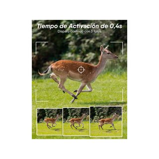 Rollei 32GB cámara de caza 4G 4K visión nocturna