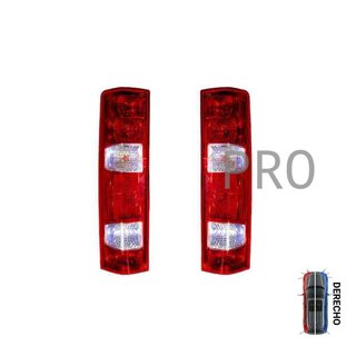 Piloto Trasero Sin Portalámparas Blanco Rojo - Derecho - Iveco DAILY (2006-2011)