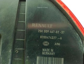 Piloto trasero renault 8200474327a scenic 23301429