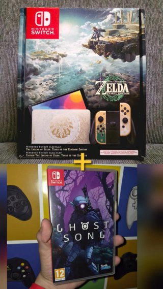 Nintendo Switch OLED Zelda + Ghost Song