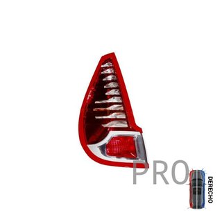 Piloto Trasero Sin Portalámparas Blanco Rojo Exterior - Derecho - Renault SCENIC III (2009-2012)