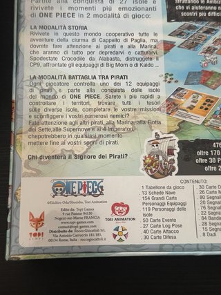 Gioco da tavolo One Piece - L'isola dell'avventura