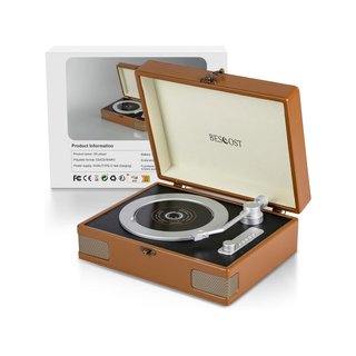 Reproductor CD vintage portátil bluetooth