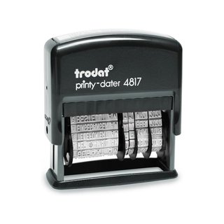Trodat Printy 4817 sello fecha textos oficina