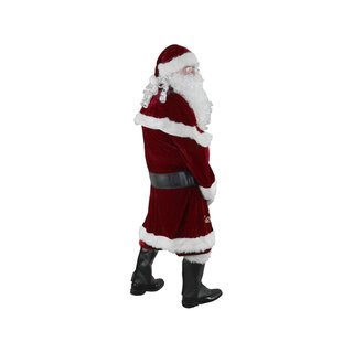 Disfraz Papá Noel terciopelo rojo 12 piezas