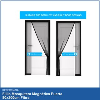 Fillis Zanzariera Magnetica Porta 80x200cm Fibra