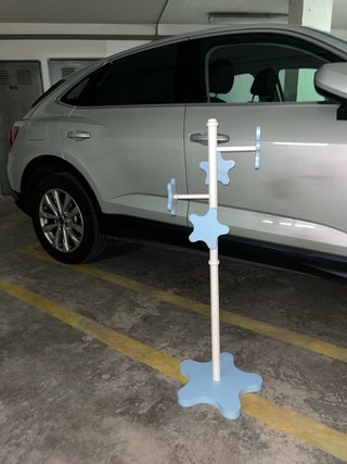 Perchero infantil estrellas azul