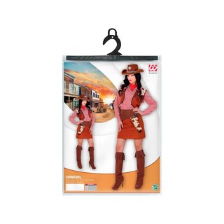 Disfraz vaquera western carnaval chica