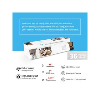 Baldosas vinilo suelo autoadhesivo 5m²