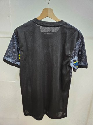 Camiseta Fútbol Brasil Negra-Talla S