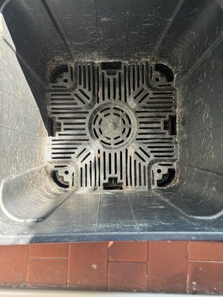 10 Vasi in plastica neri 10 l