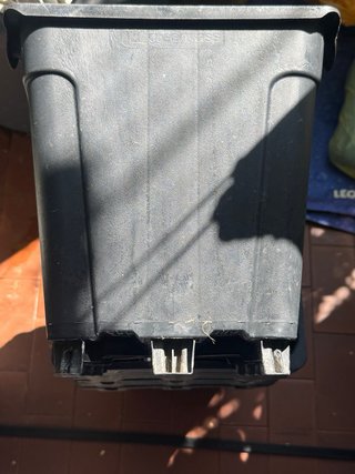 10 Vasi in plastica neri 10 l