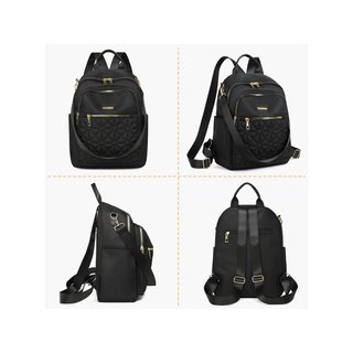 Mochila antirrobo mujer bandolera negra