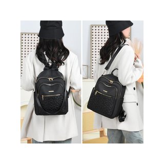 Mochila antirrobo mujer bandolera negra