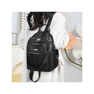 Mochila antirrobo mujer bandolera negra