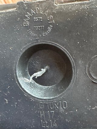 10 Vasi quadrati in plastica neri