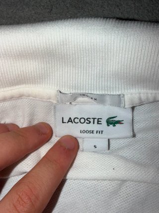 Polo Lacoste Blanco
