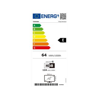 - Toshiba 55QV3463DG Smart TV QLED 4K UltraHD