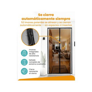 Flux Phenom Mosquitera Puerta Magnética 120x220