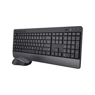 Trust Taro teclado y ratón silencioso USB